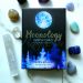 Moonology Oracle Card Box moon and tree scape with crystals surrounding