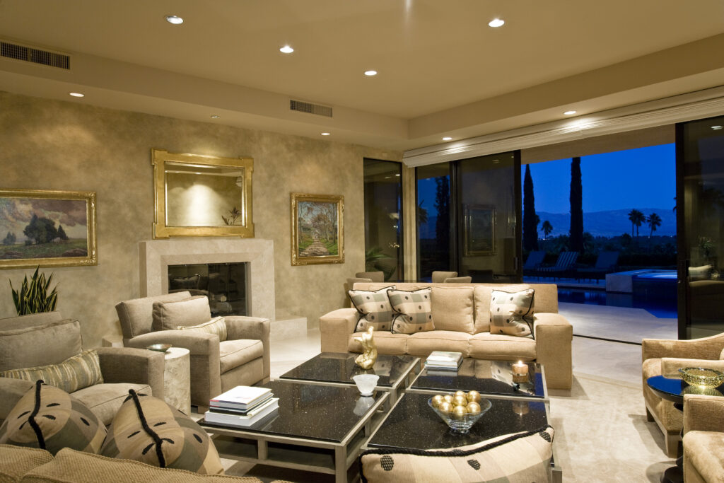Attractive home showing the living room clean