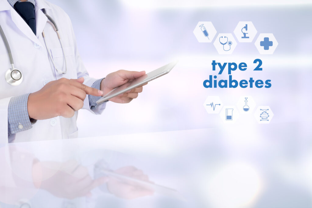 type 2 diabetes doctor a test disease health medical concept