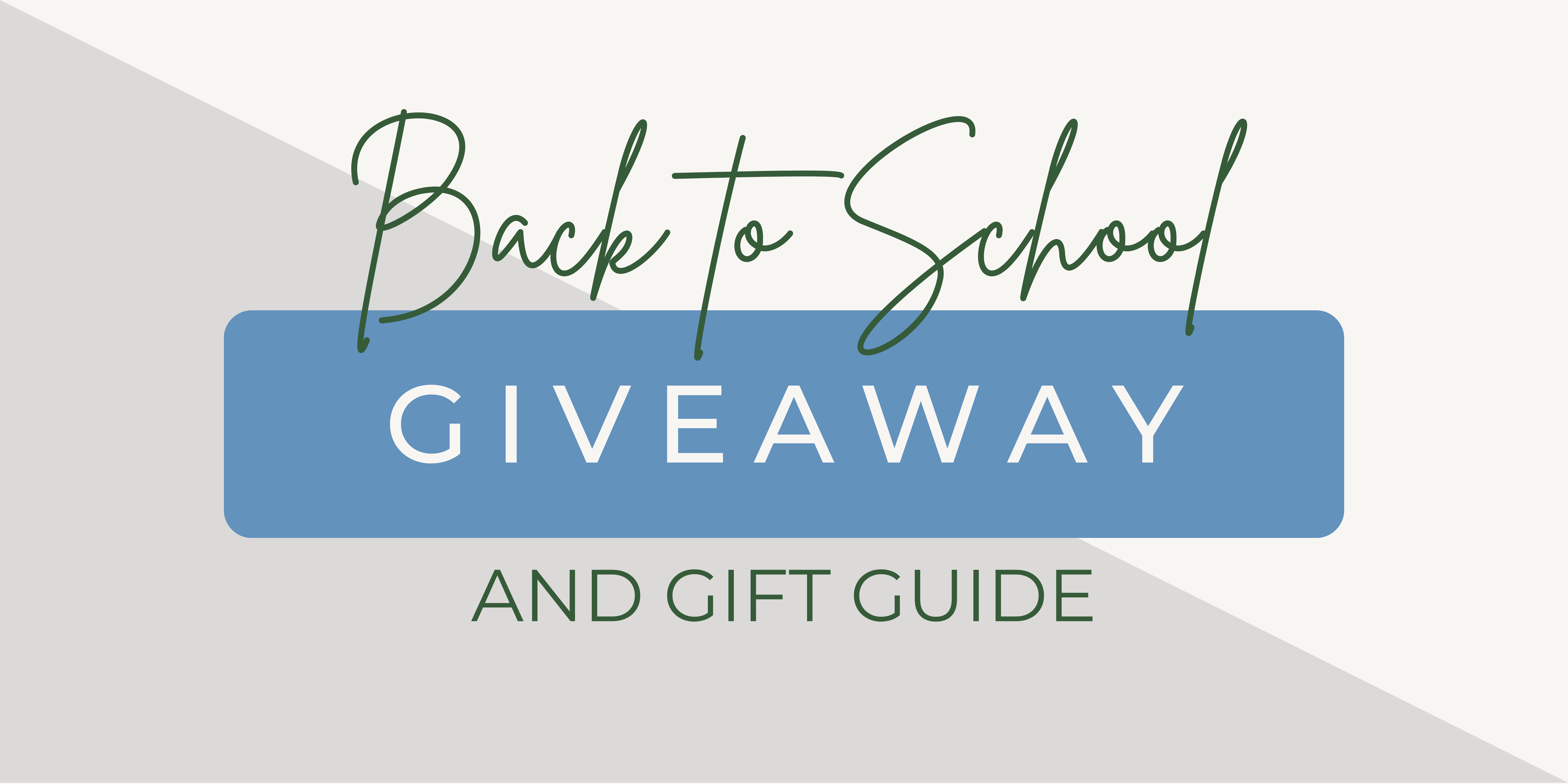 Ultimate Back to School Giveaway